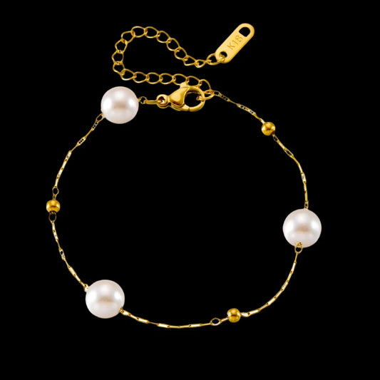 Round Pearls Bracelet