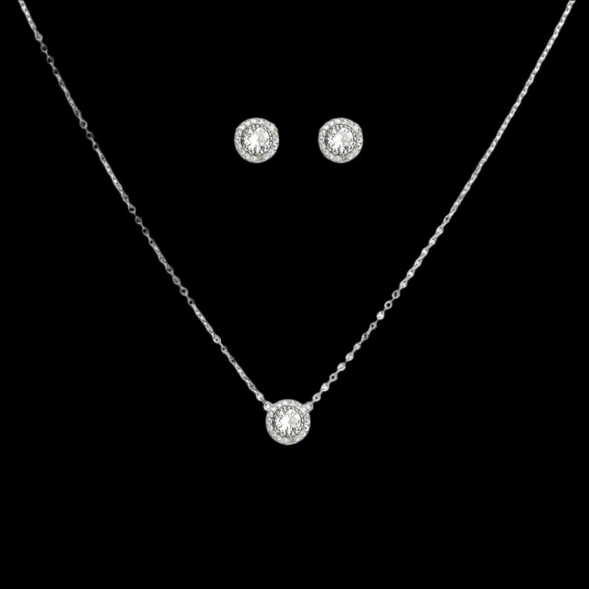 zirconia jewelry set